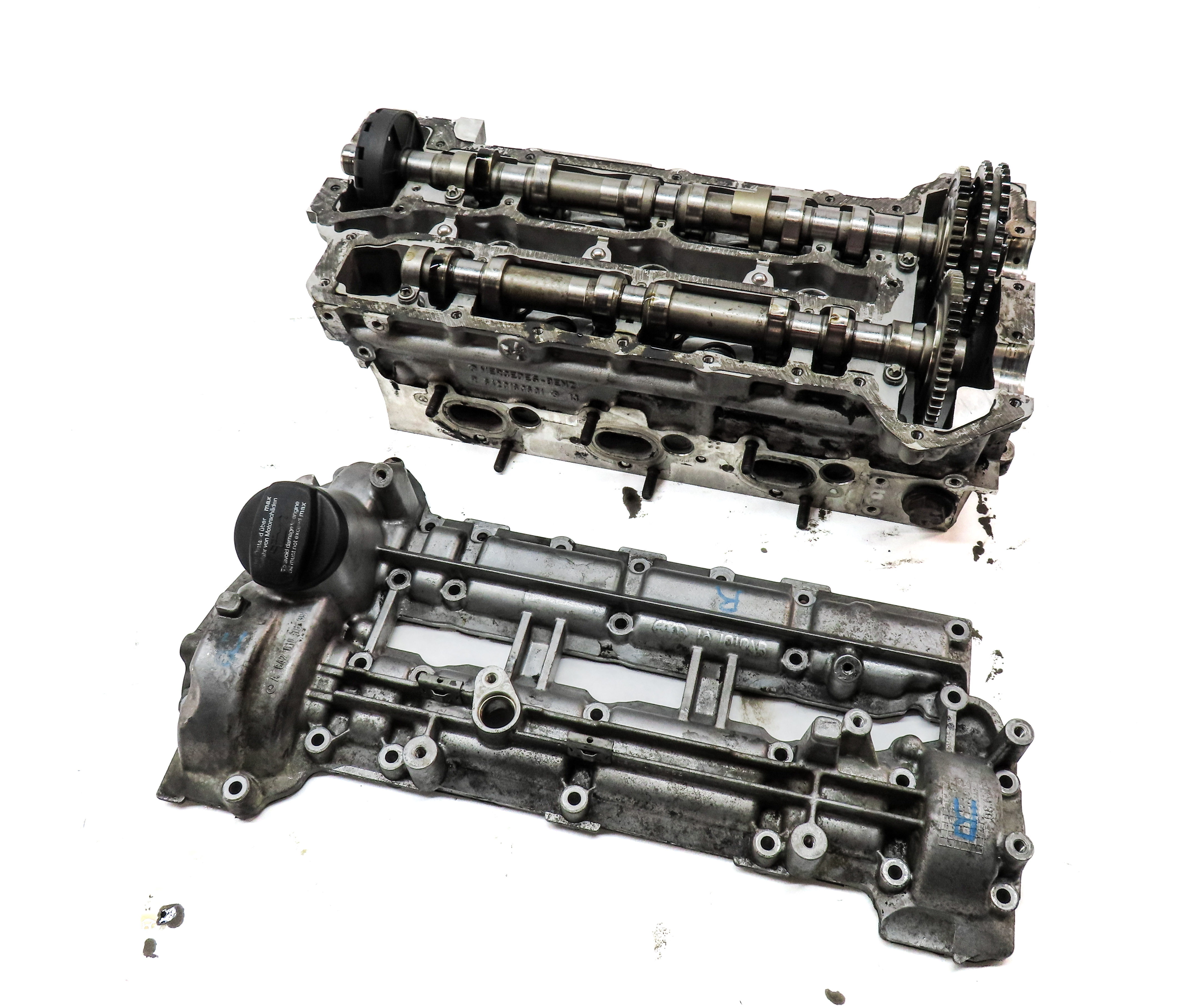 09-13 MERCEDES E GL ML R (W164 W211 W212 W251 X164) DIESEL RIGHT CYLINDER HEAD — exact item pictured